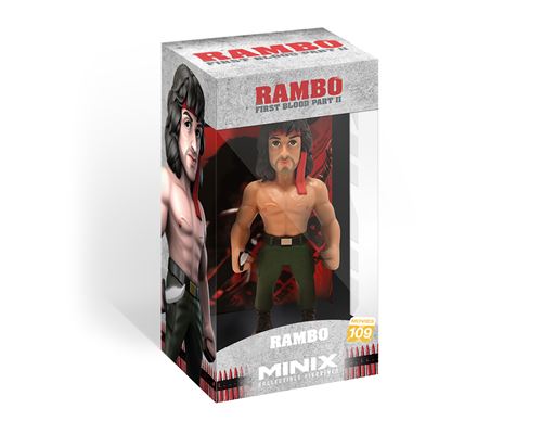 Minix - Movies #109 - Figurine PVC 12 cm - Rambo - Rambo avec Bandana