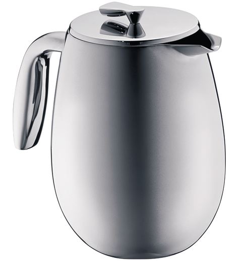 Bodum Inox Cafetière À Piston Thermique Columbia 1312-16 12 Tasses