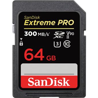 Carte mémoire SD SanDisk Extreme Pro Sdch™ UHS-II 64 Go Noir