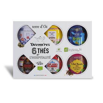 Coffret de 6 Thés de l'Hospitalité Terre D'oc