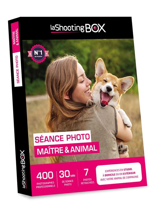 Coffret cadeau LaShootingBox Séance photo Maître et animal