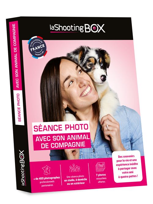 Coffret cadeau LaShootingBox Séance photo Maître et animal