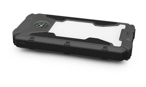 Batterie externe solaire Urban Factory 15 000mAh Noir