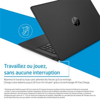 PC Portable HP 17-CN0490NF 17'' - Noir HP : le pc portable à Prix Carrefour