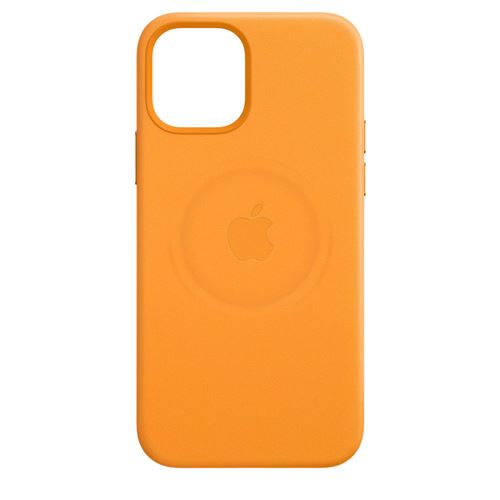 Coque en cuir Apple MagSafe pour iPhone 12 mini Pavot de Californie
