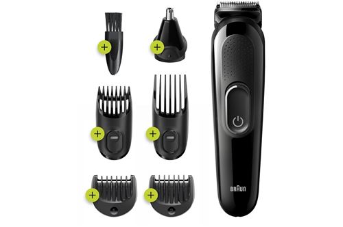 Tondeuse homme Braun MGK3220 6 en 1 Noir
