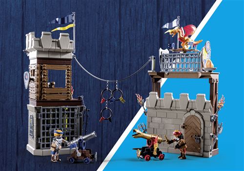 Barrière De Tournoi Playmobil En Bois 32 Cm Pour Chevaliers - 4 Pièces - Idéal Pour Jouer