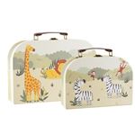 Lot de 2 valises Sass & Belle Savannah Safari