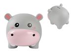 Tirelire Itotal Hippo Gris et Rose