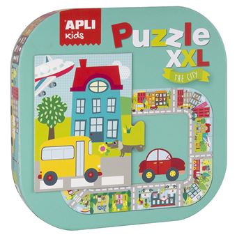 Puzzle 20 pièces Apli Kids Circuit La Ville