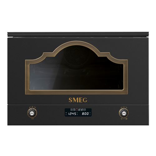 Micro Ondes Gril Smeg Mp722Ao Noir