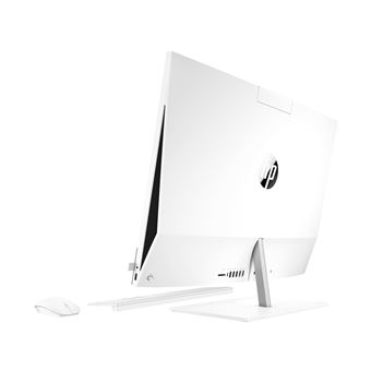 PC HP Pavilion D1246NF 27" QHD Intel Core i7-11700 16 Go RAM 512 Go SSD + 1 To HDD Blanc et gris Reconditionné