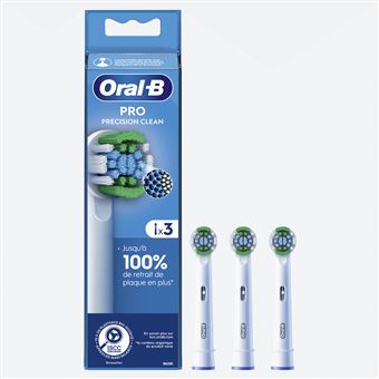 Pack de 3 brossettes pour brosse à dents Oral-B Pro Precision Clean