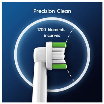 Pack de 3 brossettes pour brosse à dents Oral-B Pro Precision Clean