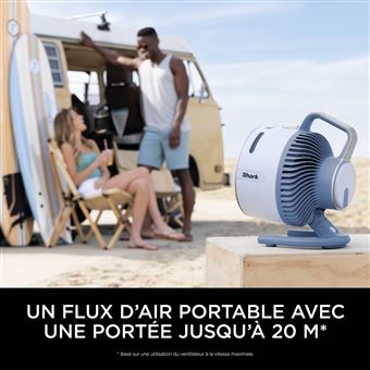 Ventilateur brumisateur Shark Flex Breeze HydroGo FA050EU Bleu