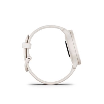 Montre connectée Garmin Vivomove Sport Blanc avec bracelet Ivoire