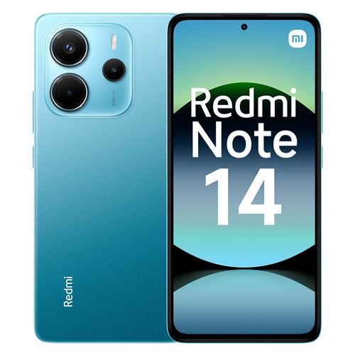 Smartphone Xiaomi Redmi Note 14 6,67" Double nano SIM 256 Go Bleu Océan