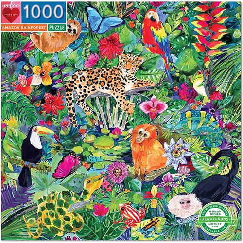 Puzzle Eeboo Amawon Rainforest 1000 Pièces
