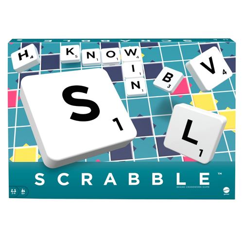Jeu de lettres Mattel Scrabble Classique État correct - Mattel reconditionné disponible sur Fnac