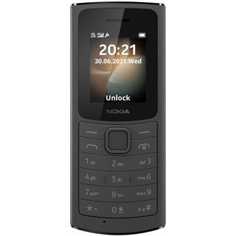 Nokia Mobiele Telefoon 110 Nano SIM 128 MB 1.77" Zwart - 1