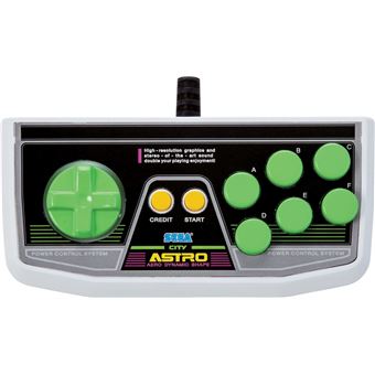 Mini Control Pad Sega Astro City Blanc