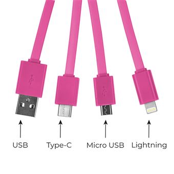 Câble de charge multiple Legami Link Up Cactus