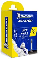 Chambre à air Michelin Airstop Butyl 700 x 25/30c FV 40mm Noir et Gris