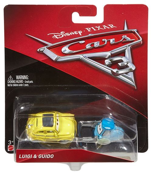 Pack De 2 Véhicules Cars 3 Guido Et Luigi