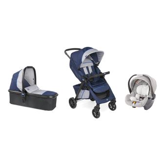 Poussette Groupe 0+ Chicco Trio Kwik One Bleu - 1