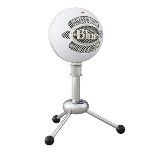 Microphone USB Blue Microphones Snowball pour PC Mac Blanc