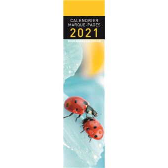 Calendrier Aquarupella Marque Pages Coccinelles 2021