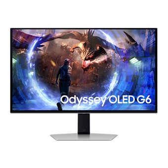 Ecran PC gaming Samsung Odyssey OLED G6 27" QHD Argent - 1