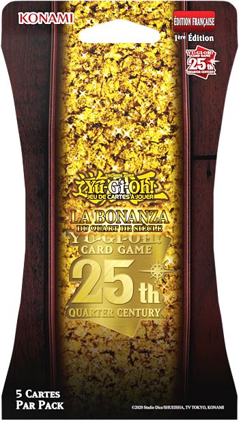 quarter century bonanza booster box how many packs Factory Sealed Yugioh Box Yu-Gi-Oh! Quarter Century BONANZA Booster Box  (1st Edition)