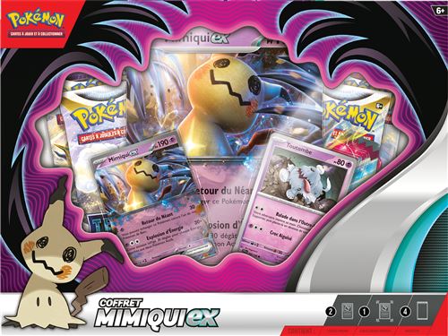 Pok&eacute;mon : Coffret Preview 2 Mimiqui ex Multicolore Pokemon