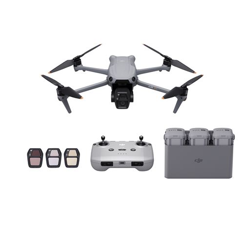 Drone Dji Air 3S Fly More Combo Rc-N3 Gris et Noir