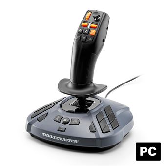 Joystick Multifonction Thrustmaster SimTask pour le Farming Noir