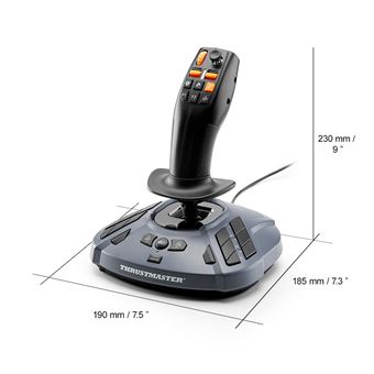 Joystick Multifonction Thrustmaster SimTask pour le Farming Noir