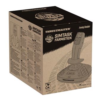 Joystick Multifonction Thrustmaster SimTask pour le Farming Noir