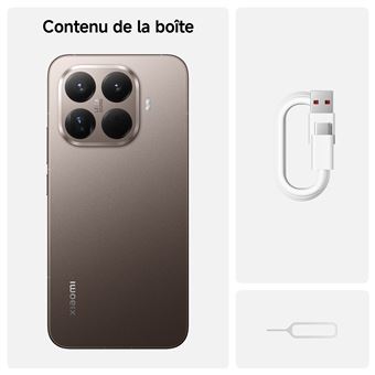 XIAOMI 15T Pro, Smartphone 12 + 1024 Go, écran 6,83" 144 Hz Avec Protection Oculaire, MediaTek Dimensity 9400+, Téléobjectif Leica X5 Pro 50 MP, 5 500mAh, Gris, Chargeur Non Inclus