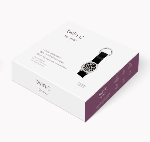 Capteur connecté Ieva Twin-C Le compagnon pour Lui Noir