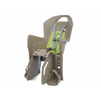 Porte-bébé Polisport Koolah fixation porte-bagage Marron et Vert