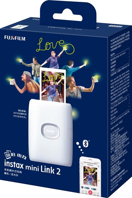Imprimante Photo Fujifilm Instax Mini Link 2 Blanc