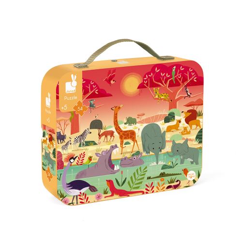 Puzzle Janod Réserve Animalière 54 Pièces