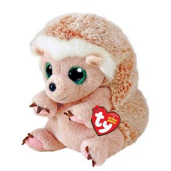 Animal en peluche Ty Beanie Bellies Medium Bumper le hérisson 30 cm Beige