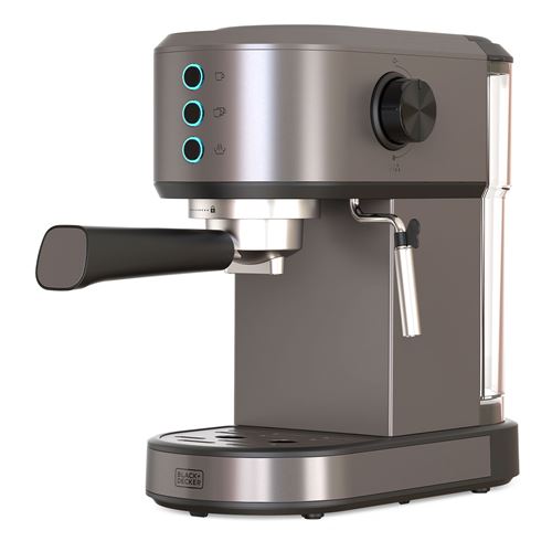 Black & Decker - BXCO1350E - Cafetière Expresso - 20 Bars - Acier - Image 5