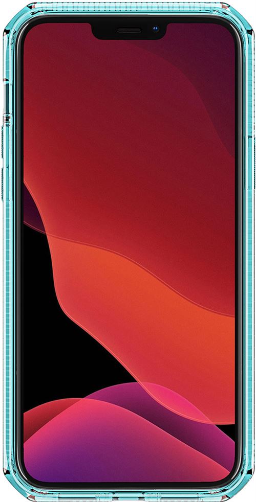Coque semi-rigide Itskins Spectrum Clear pour iPhone 12 Mini Bleu