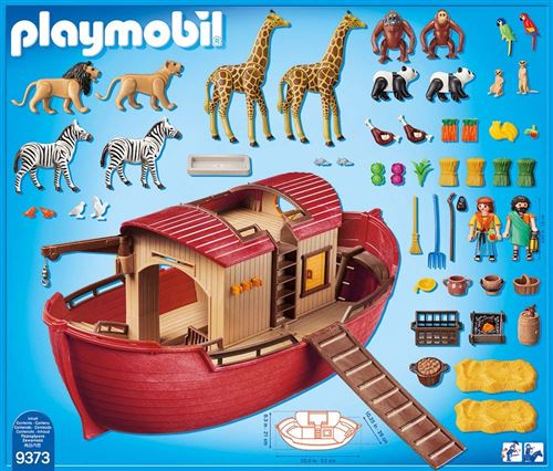 Playmobil Wild Life 9373 Arche de No avec animaux Playmobil