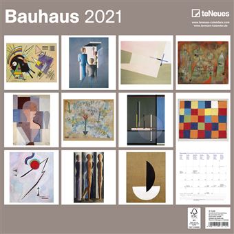 Calendrier TeNeues Bauhaus 2021 30 x 30 cm