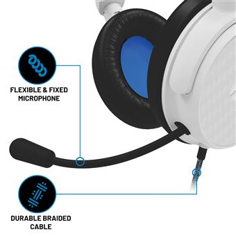 Station Gaming Just For Games Stealth Ultimate avec Casque pour PS5 Blanc