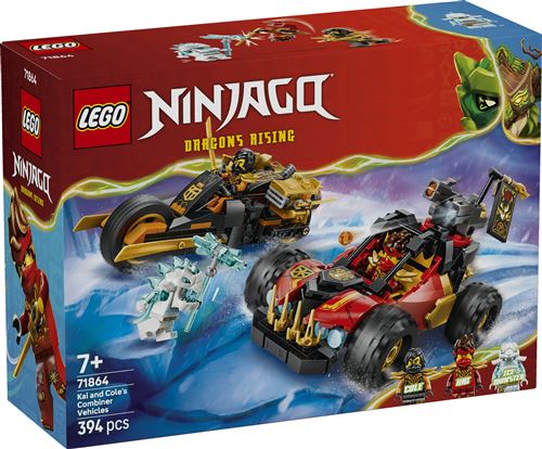 LEGO® Ninjago® 71864 Véhicules combinables de Kai et Cole